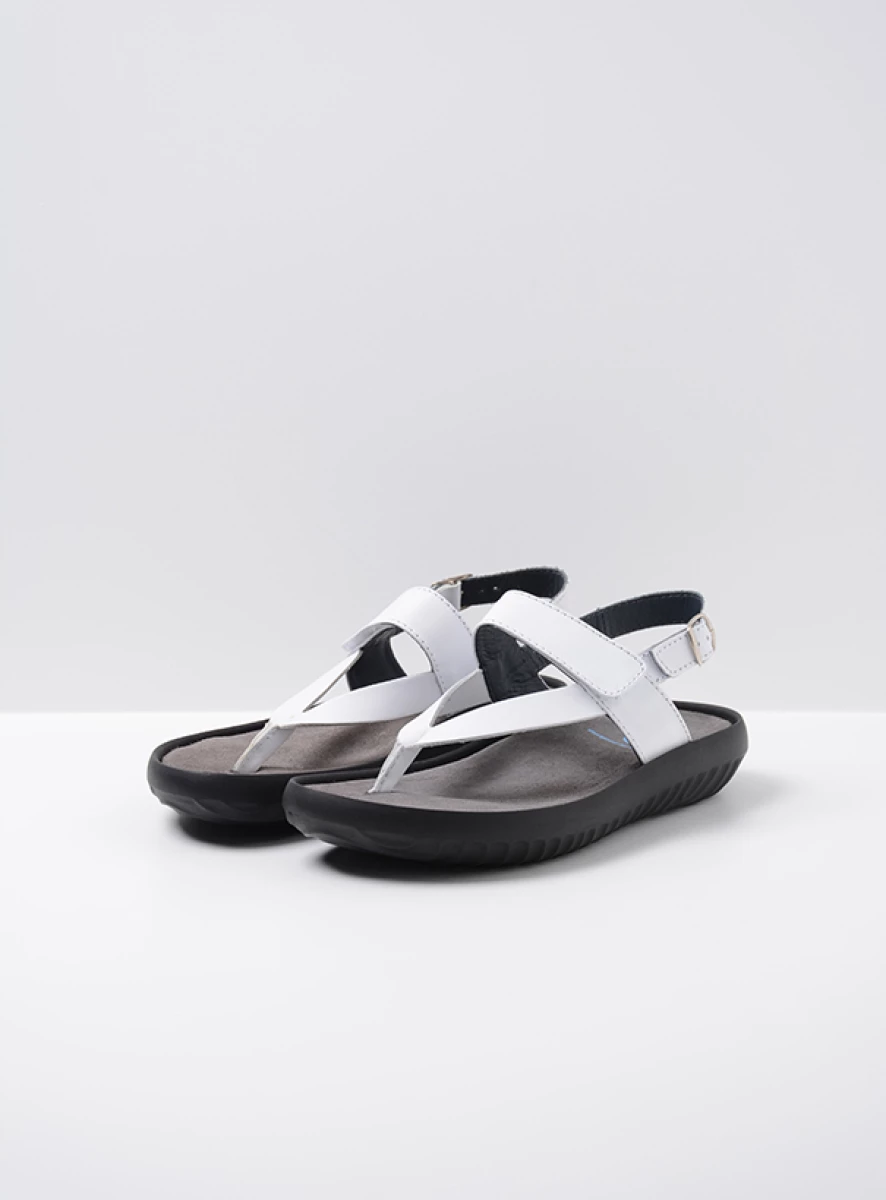 wolky sandalen 00882 cebu 31100 wit leer front