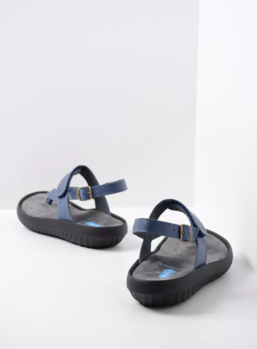 Wolky Sandalen 00882 Cebu 31840 jeansblauw leer