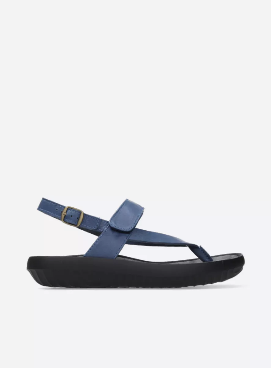 Wolky Sandalen 00882 Cebu 31840 jeansblauw leer
