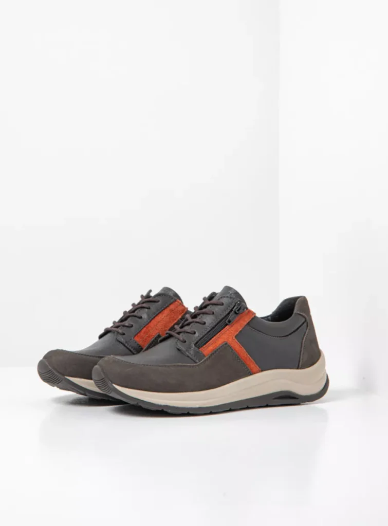 Wolky Sneakers 00979 Comrie 91302 asfalt combi leer