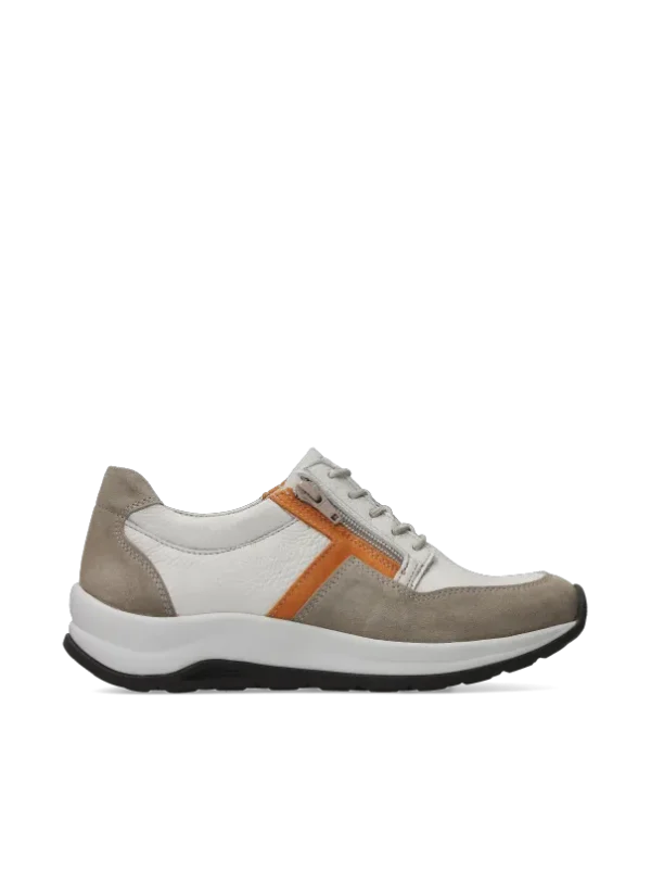 Wolky Comrie - beige/safari combi leer Veterschoenen voor dames