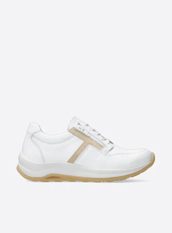 Wolky Comrie - wit/beige leer Veterschoenen voor dames