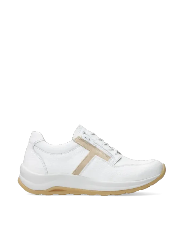 Wolky Comrie - wit/beige leer Veterschoenen voor dames