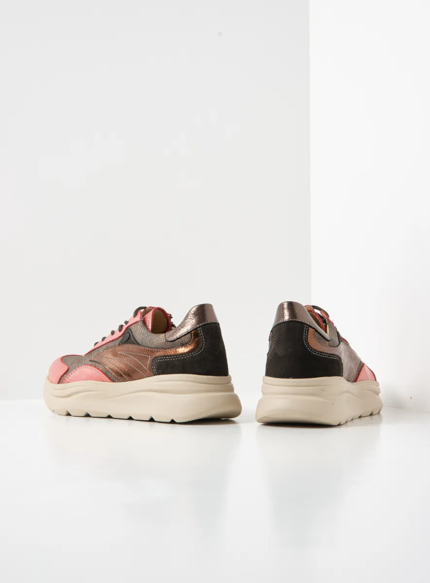Wolky Sneakers 00990 Nova S2F 90514 lavarood combi leer