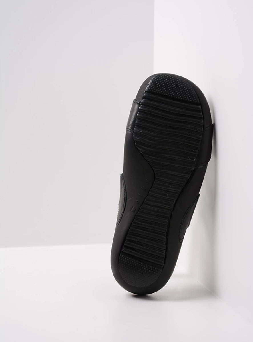 Wolky Slippers 01000 O'Connor 31002 zwart leer