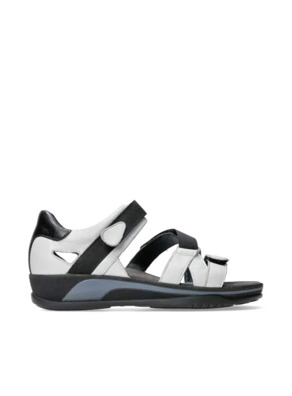 Wolky Desh - gebroken wit leer Sandalen voor dames
