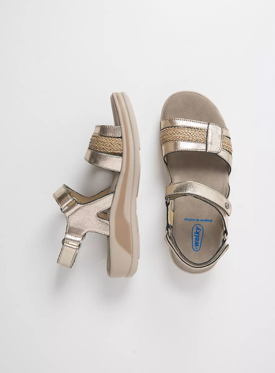 Wolky Nieuw 01057 Fantom 23145 goud metallic leer