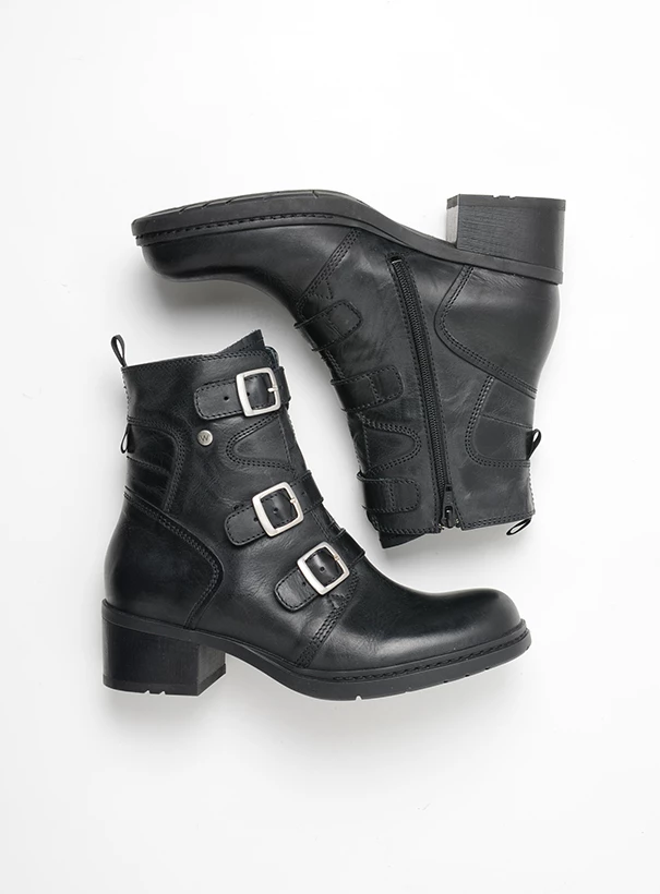 wolky biker boots 01268 canmore 37000 zwart leer top