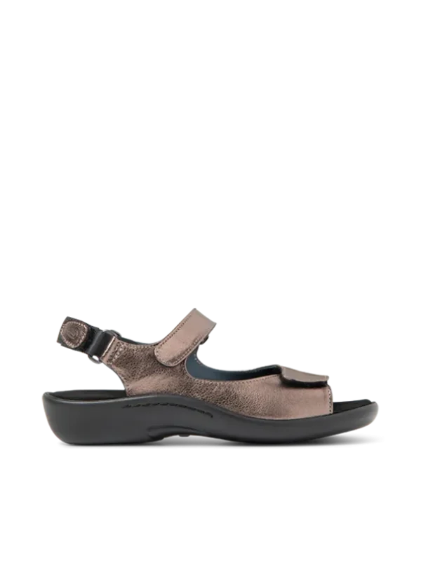 Wolky Salvia - brons metallic leer Sandalen voor dames