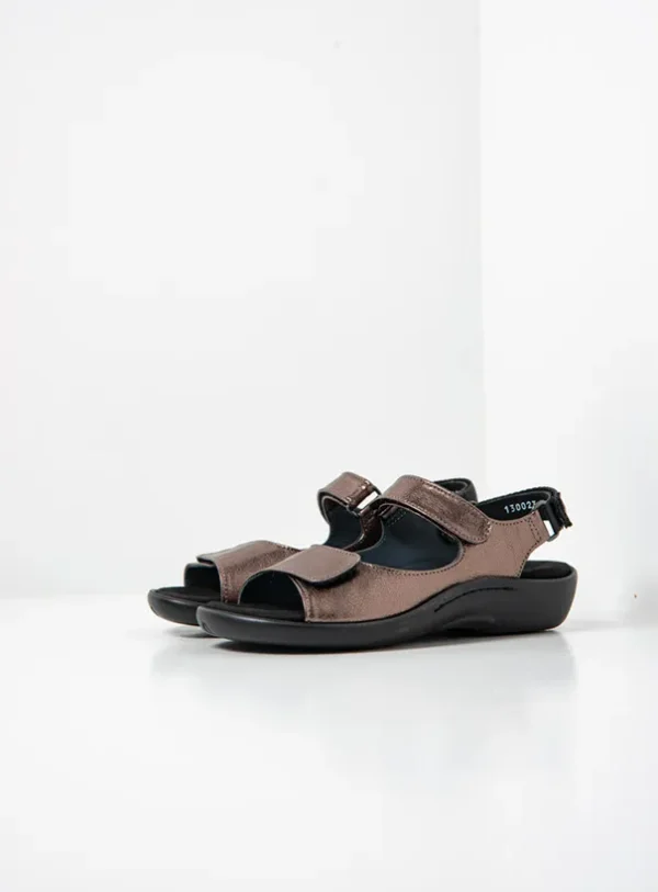 Wolky Salvia - brons metallic leer Sandalen voor dames