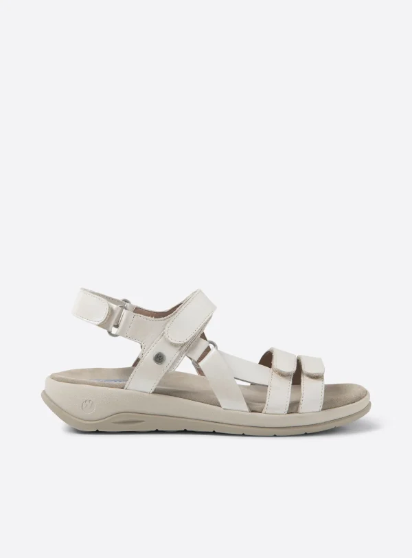 Wolky Manilla - ecru glansleer Sandalen voor dames