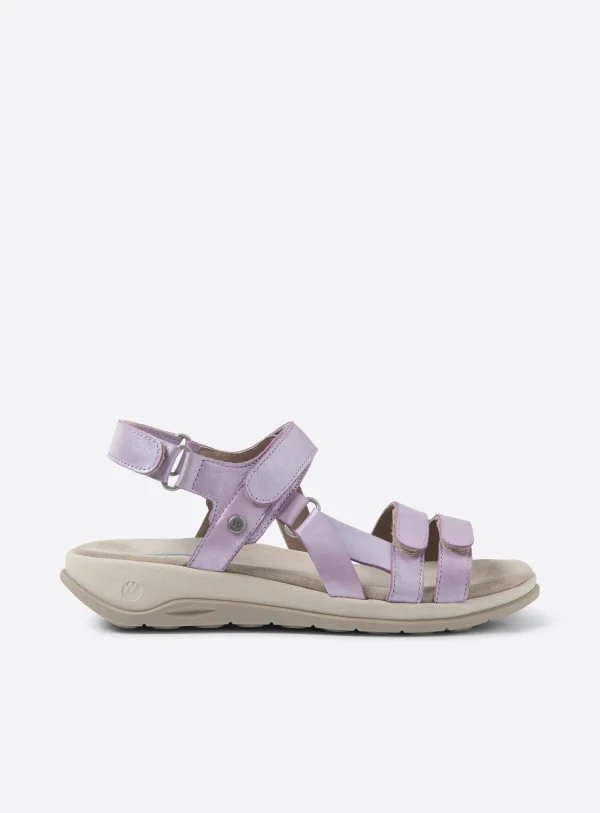 Wolky Manilla - lavendel glansleer Sandalen voor dames