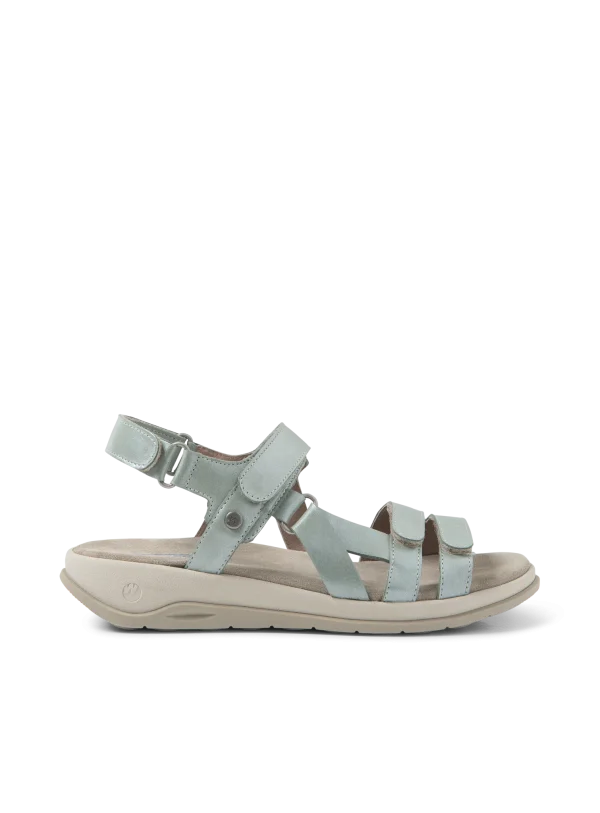 Wolky Manilla - saliegroen glansleer Sandalen voor dames