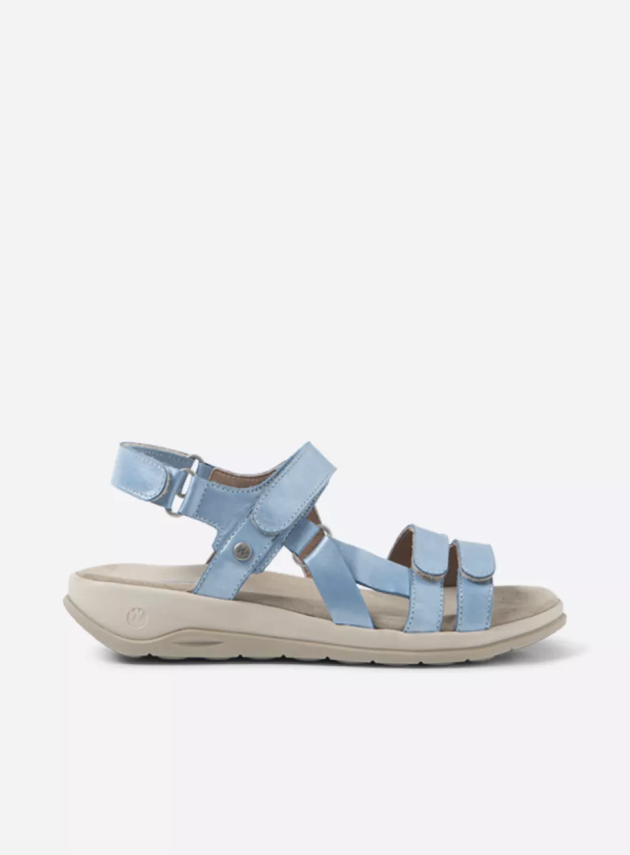 Wolky Nieuw 01475 Manilla 61850 oceaanblauw glansleer