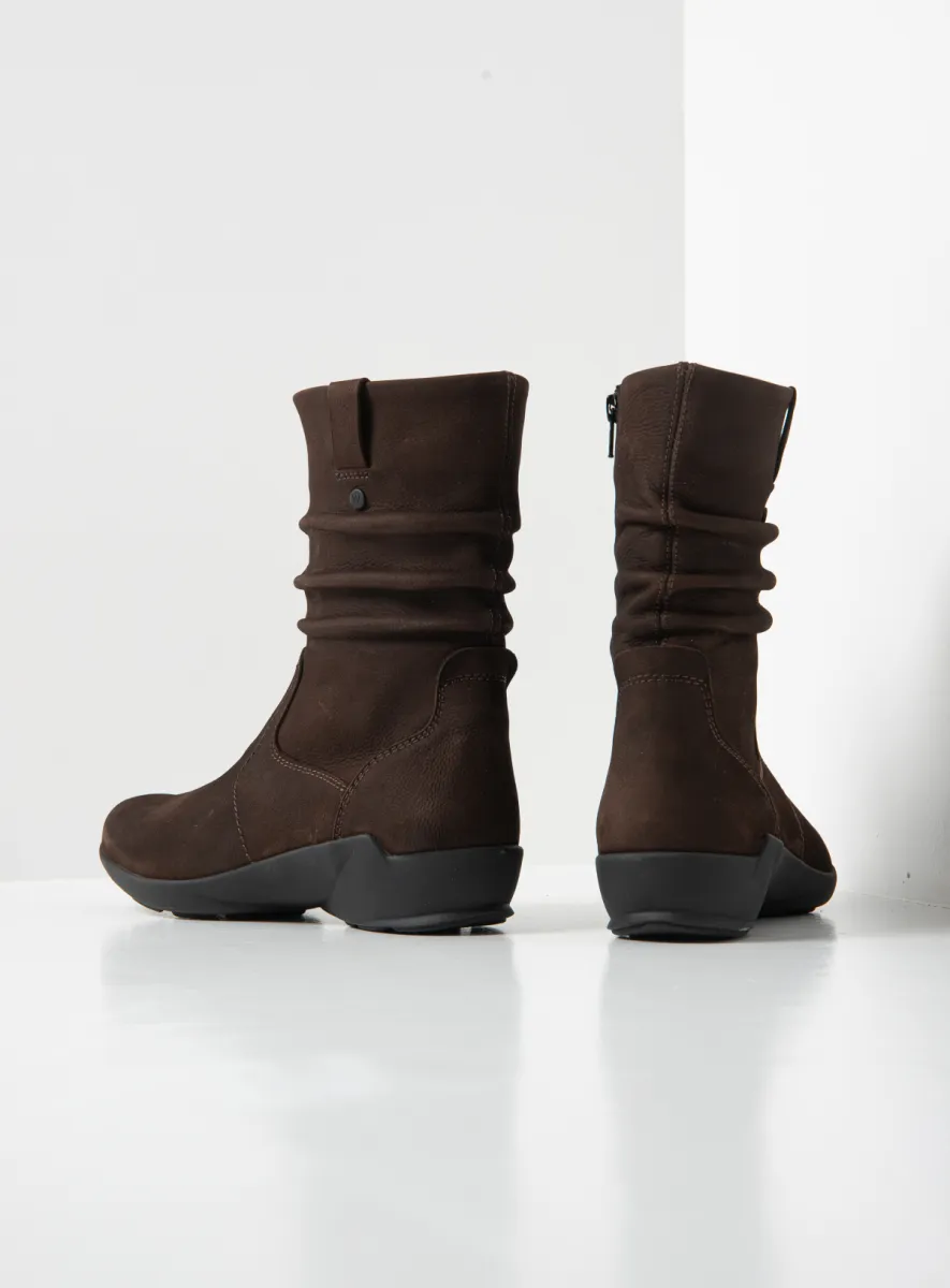 Wolky Laarzen 01572 Luna 11302 bruin nubuck