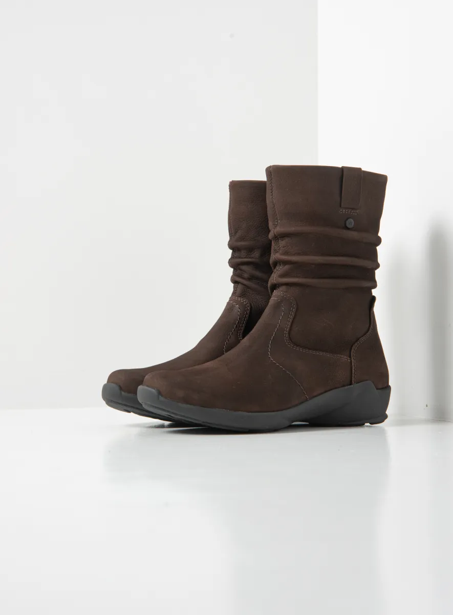 Wolky Laarzen 01572 Luna 11302 bruin nubuck
