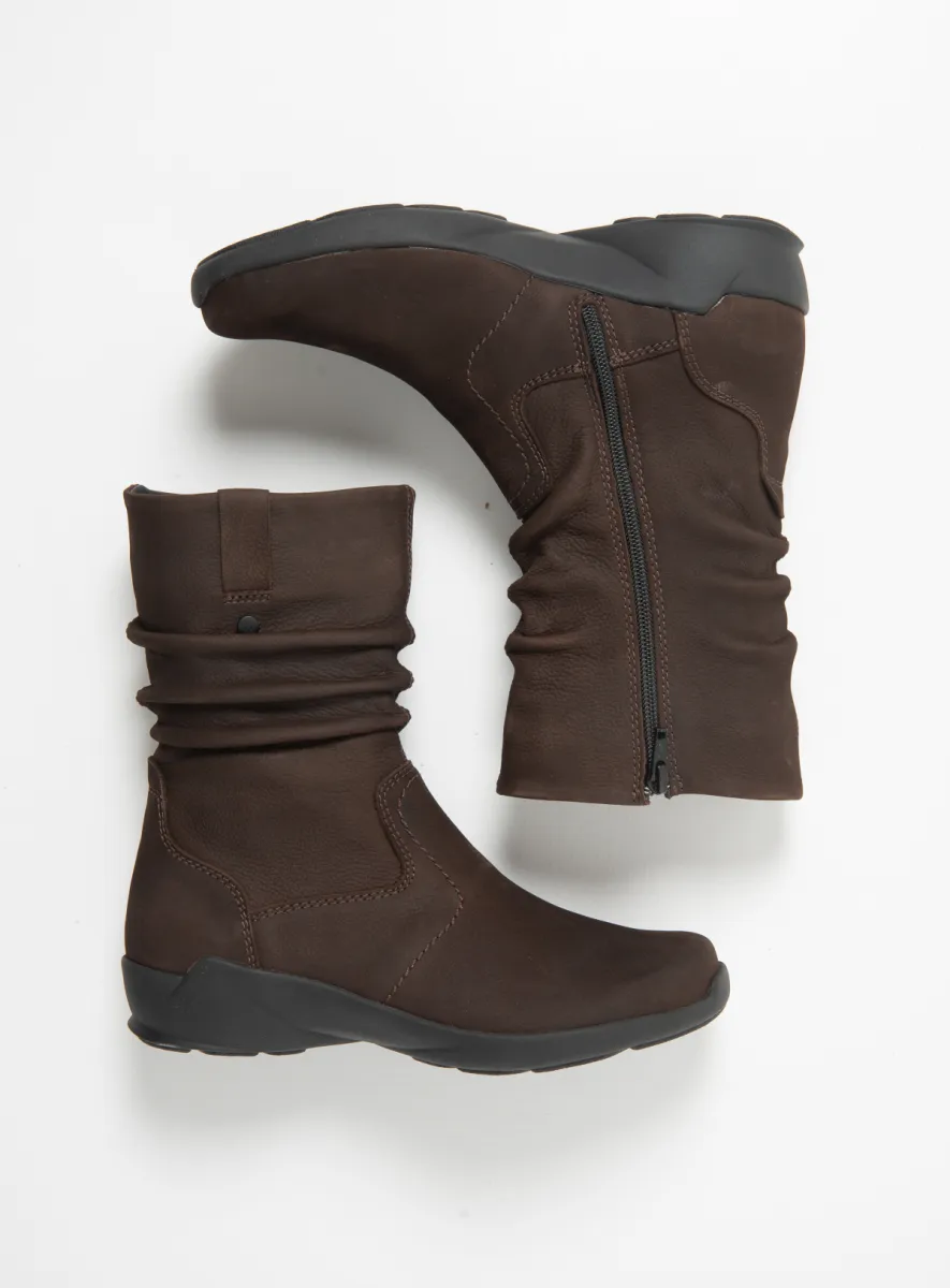 Wolky Laarzen 01572 Luna 11302 bruin nubuck
