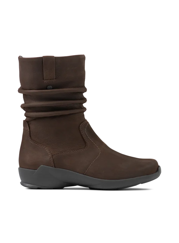 Wolky Luna - bruin nubuck Laarzen voor dames