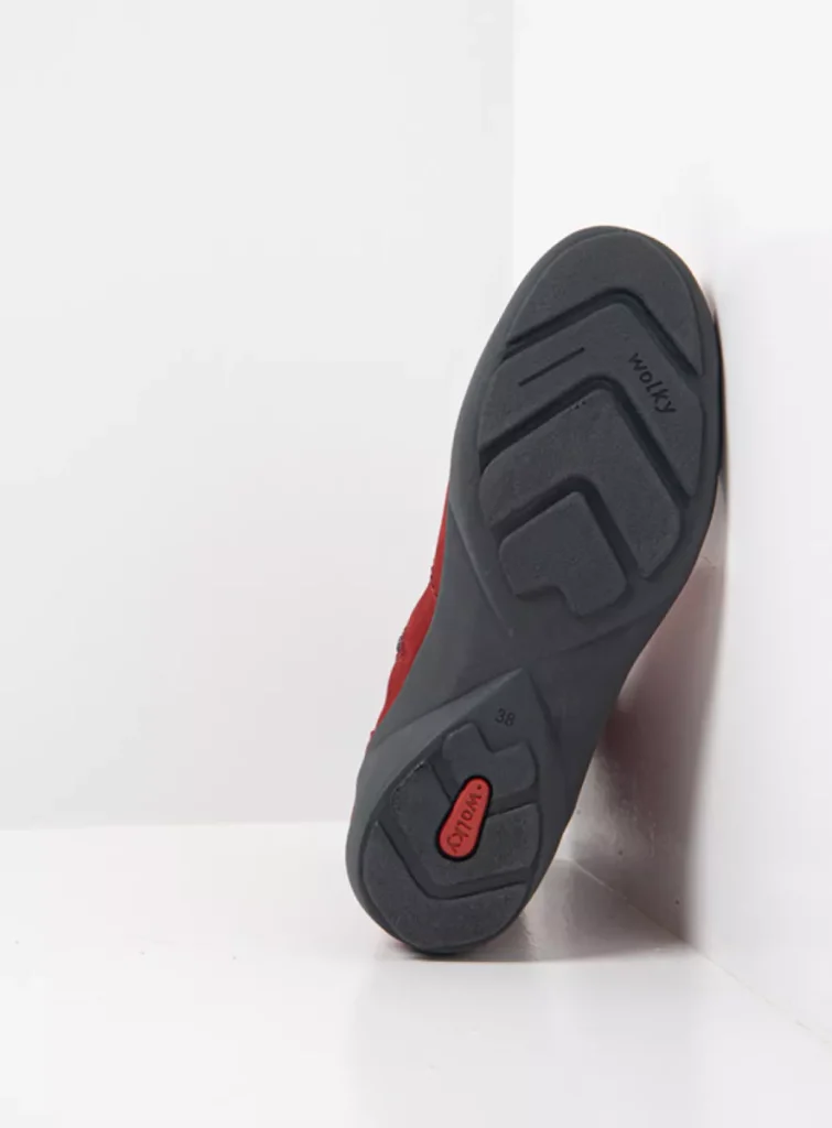 Wolky Laarzen 01572 Luna 11553 kersenrood nubuck