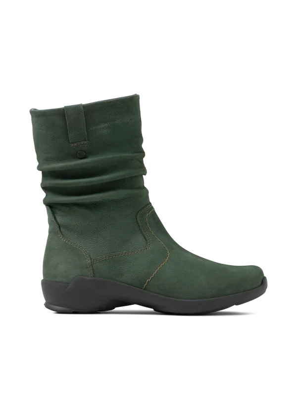 Wolky Luna - groen nubuck Laarzen voor dames
