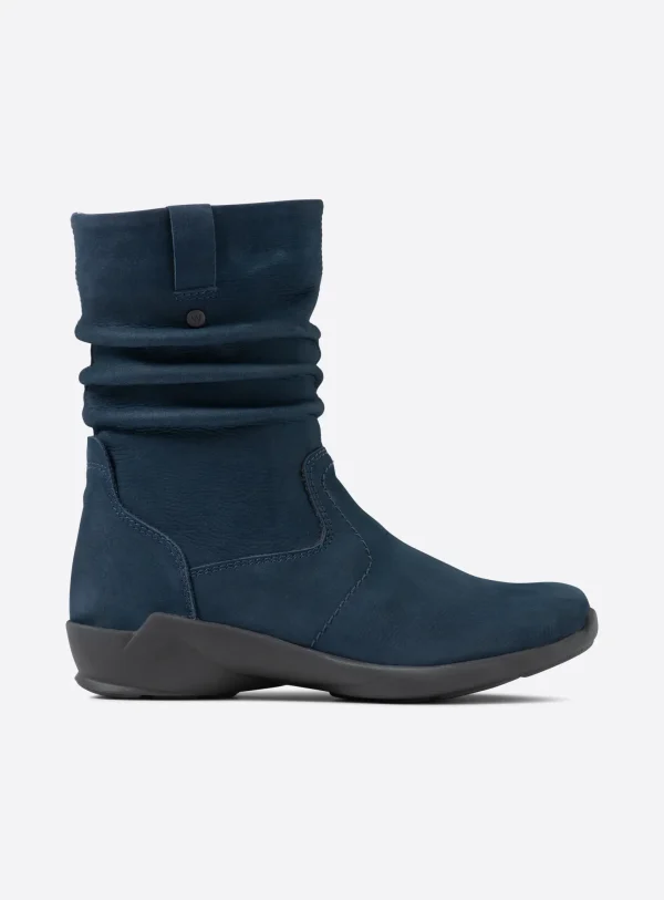 Wolky Luna - blauw nubuck Laarzen voor dames