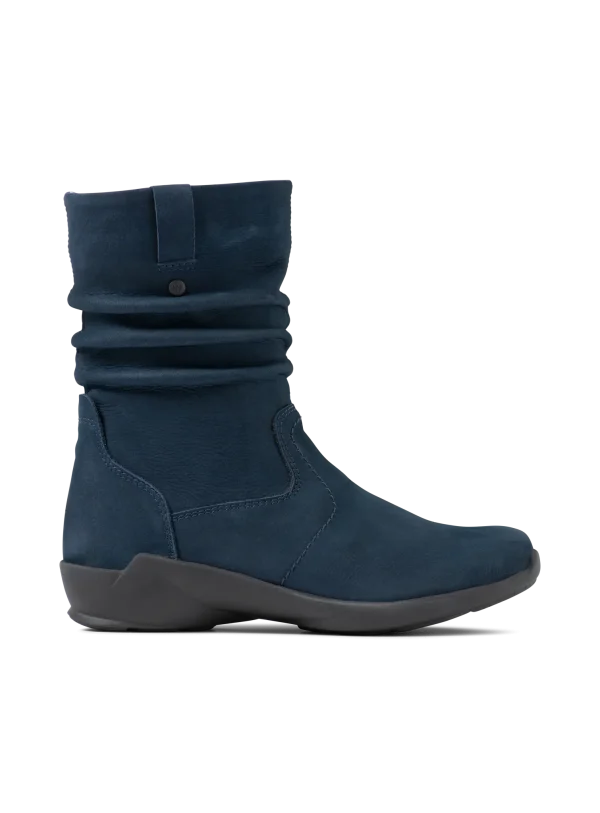 Wolky Luna - blauw nubuck Laarzen voor dames