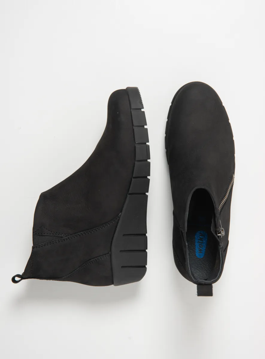 Wolky Laarzen 01782 Phoenix HV 14000 zwart nubuck