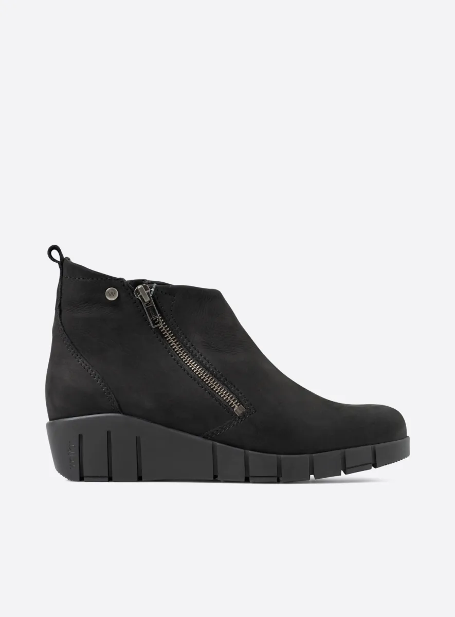 Wolky Phoenix HV - zwart nubuck Blocks voor dames