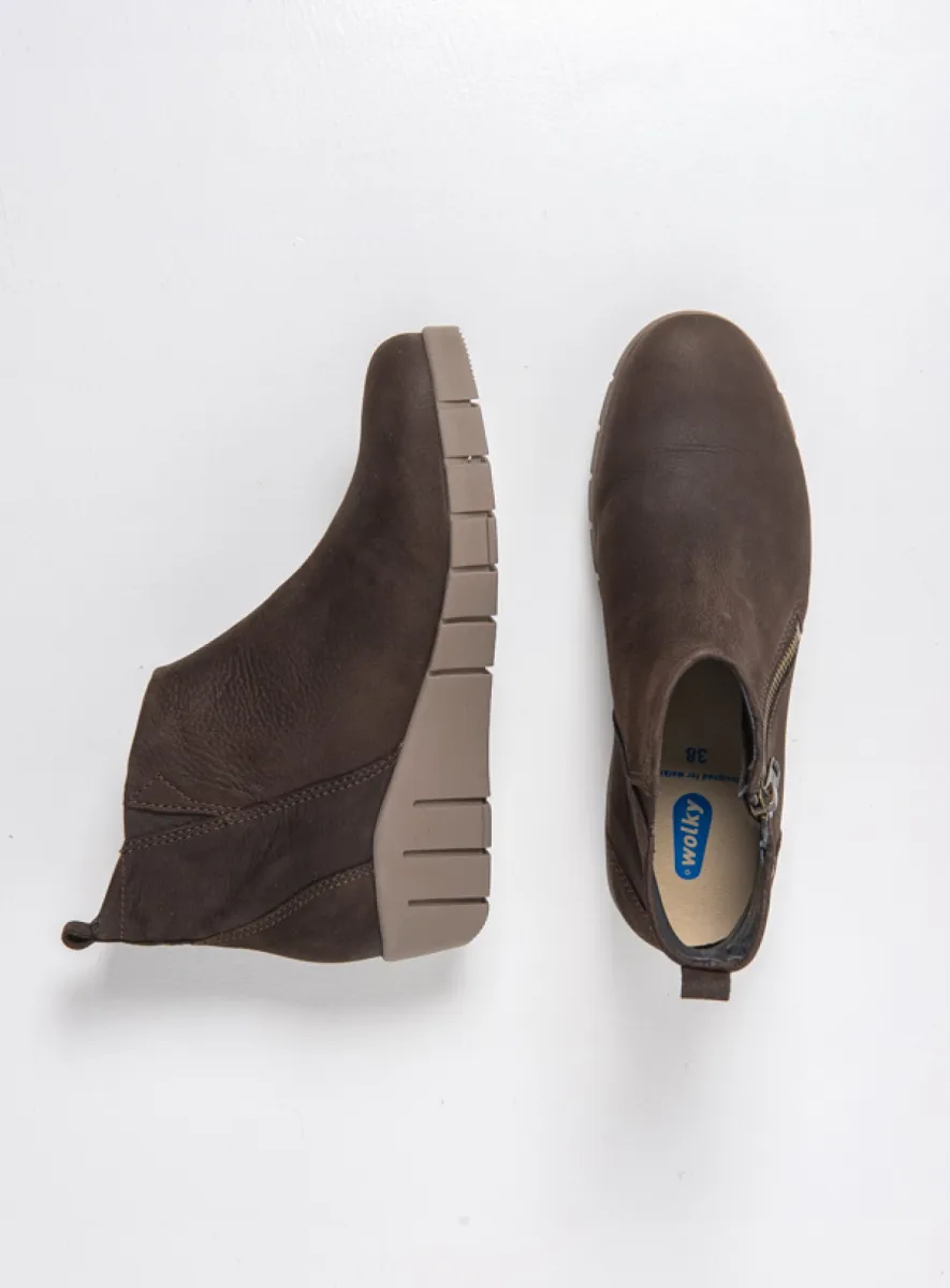 Wolky Laarzen 01782 Phoenix HV 14300 bruin nubuck
