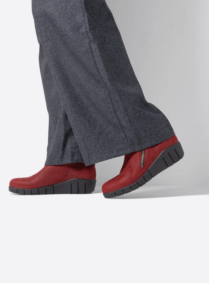Wolky Laarzen 01782 Phoenix HV 14530 bordeauxrood nubuck