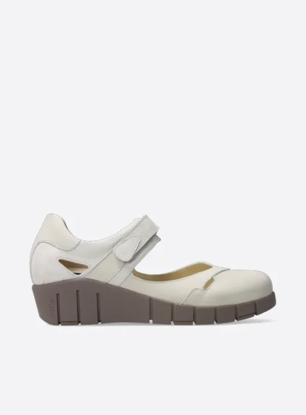 Wolky Charlotte - gebroken wit nubuck Bandschoenen voor dames