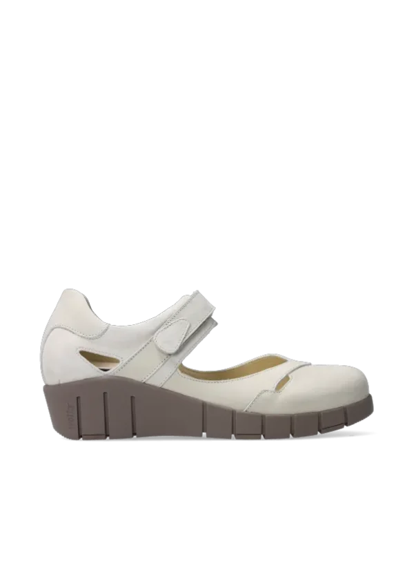 Wolky Charlotte - gebroken wit nubuck Bandschoenen voor dames