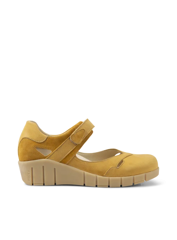 Wolky Charlotte - amber nubuck Bandschoenen voor dames