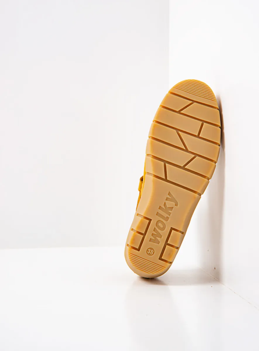 Wolky Instappers 01786 Augusta 40701 saliegroen suede