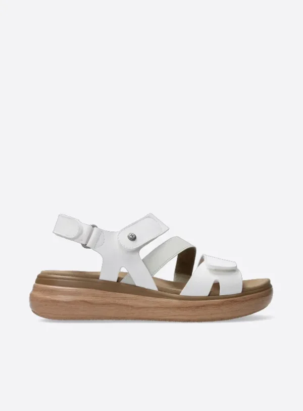 Wolky Amara - wit vegan biocare Sandalen voor dames