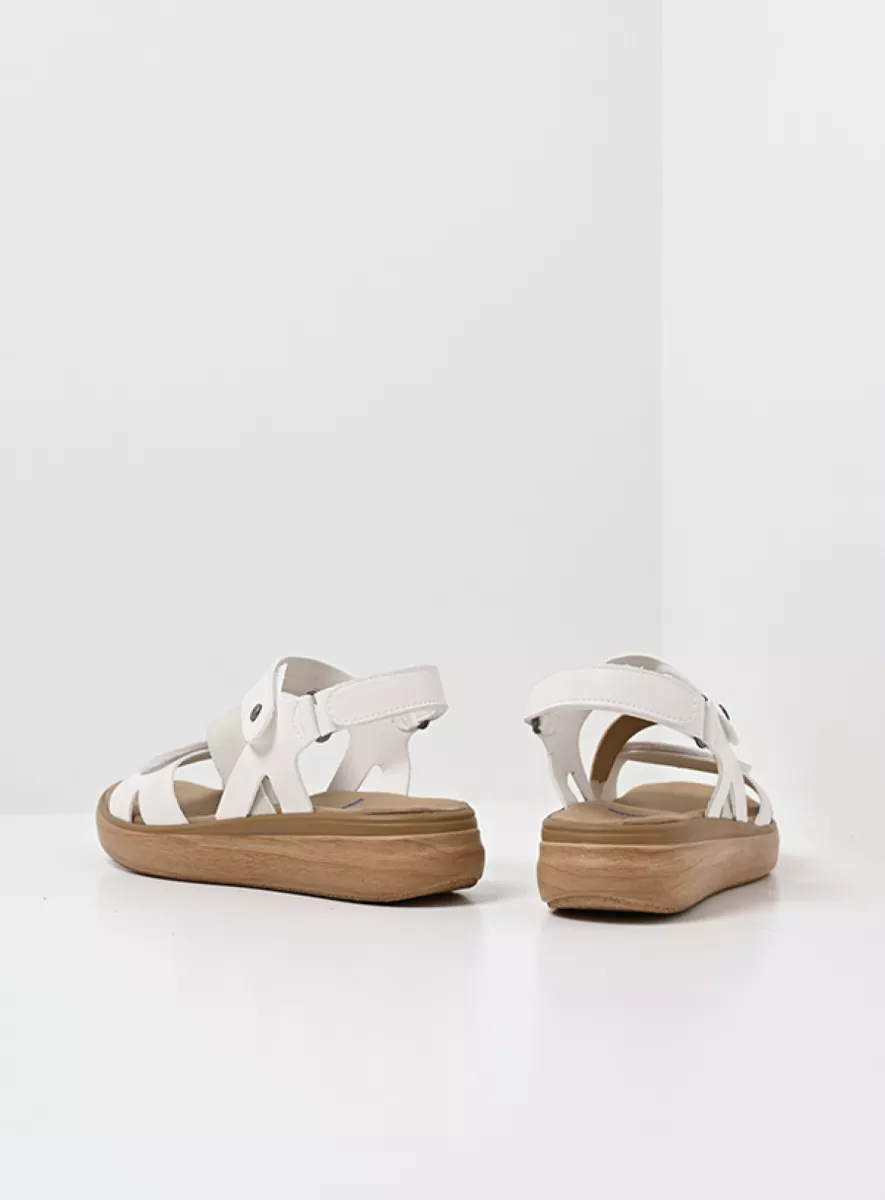 Wolky Sandalen 01930 Amara 02100 wit vegan biocare