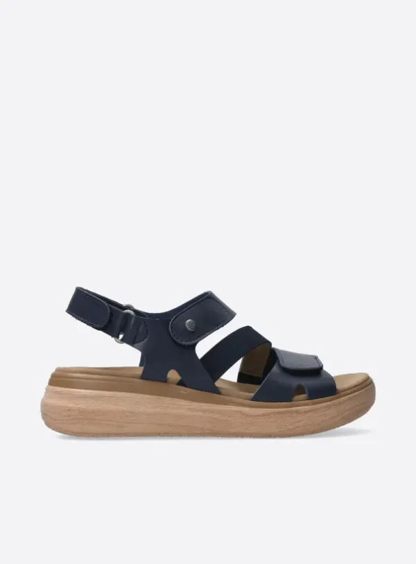 Wolky Amara - blauw vegan biocare Sandalen voor dames