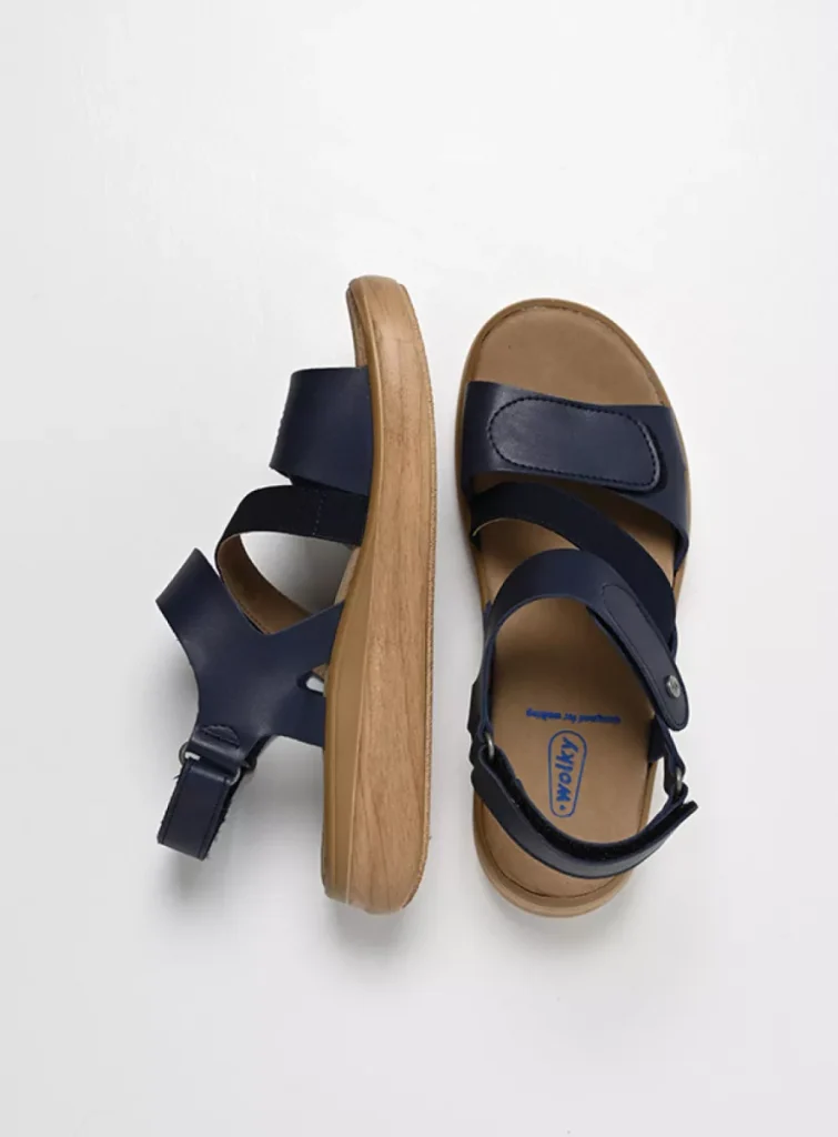Wolky Sandalen 01930 Amara 02800 blauw vegan biocare