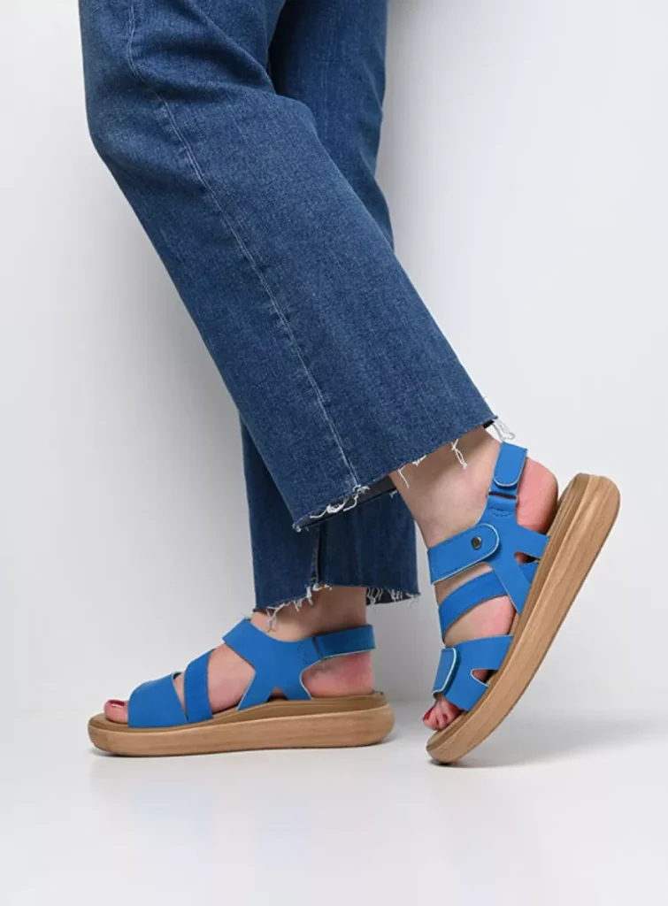 Wolky Sandalen 01930 Amara 02815 hemelsblauw vegan biocare