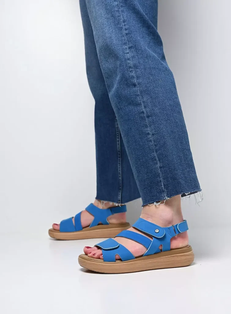 Wolky Sandalen 01930 Amara 02815 hemelsblauw vegan biocare