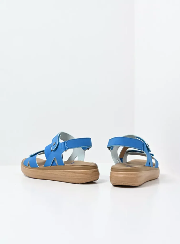Wolky Sandalen 01930 Amara 02815 hemelsblauw vegan biocare