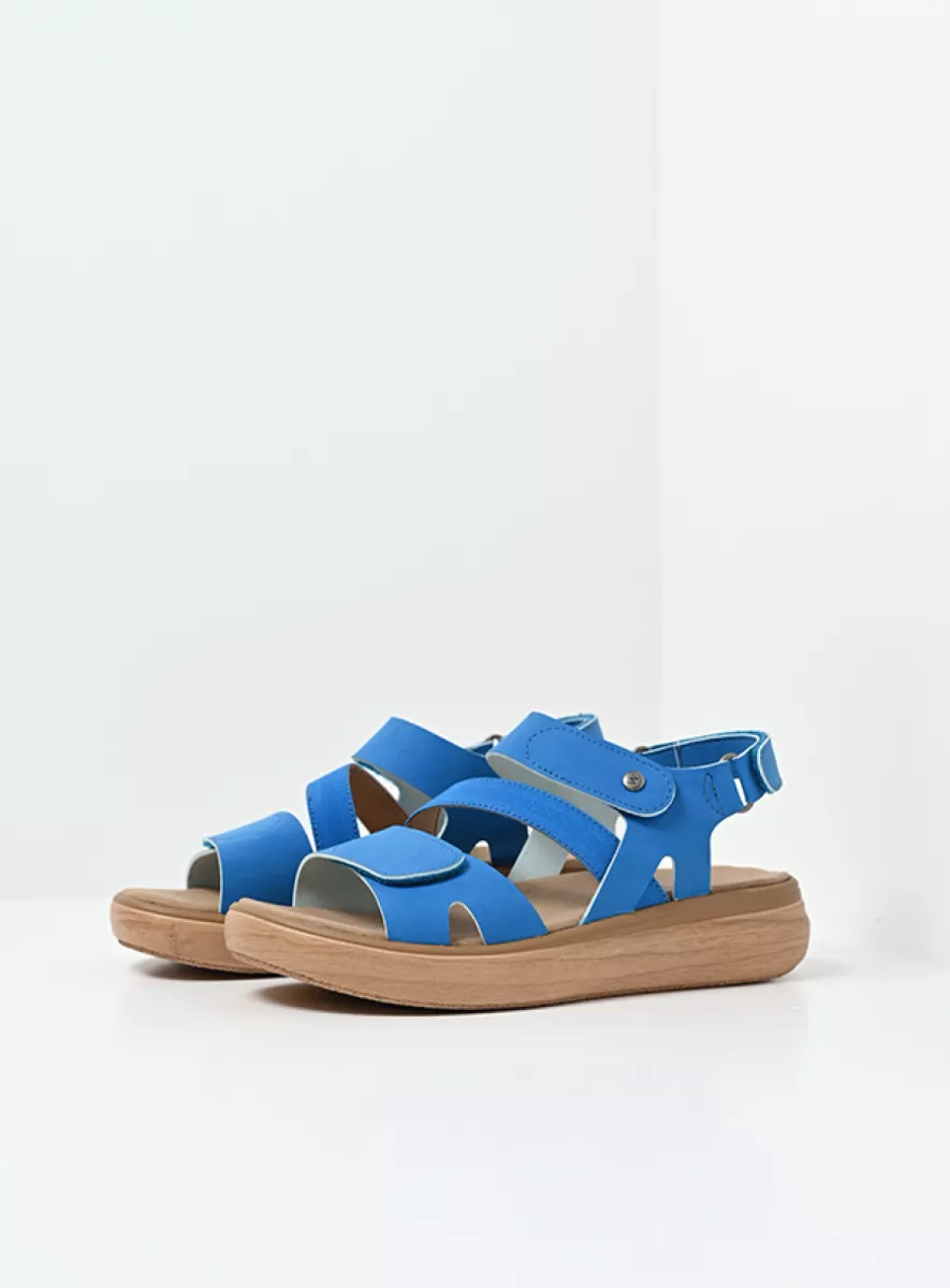 Wolky Sandalen 01930 Amara 02815 hemelsblauw vegan biocare