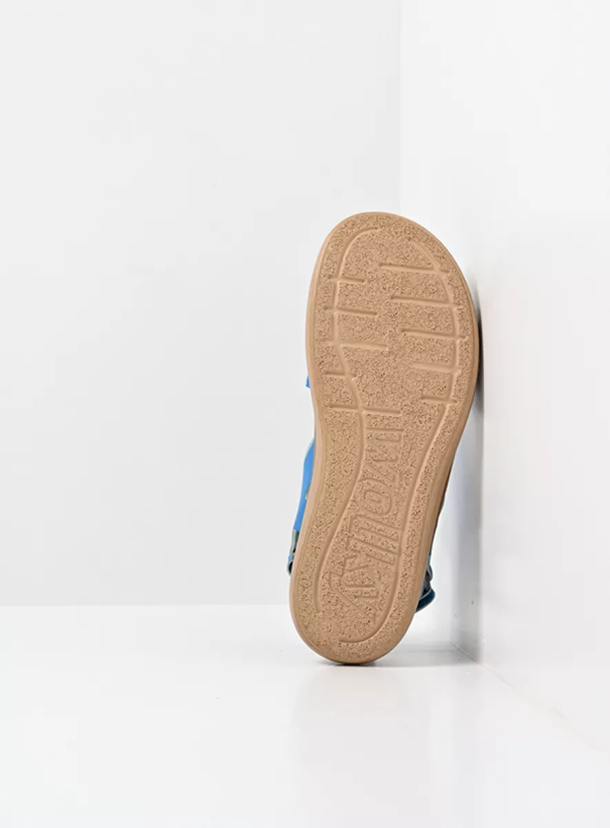 Wolky Sandalen 01930 Amara 02815 hemelsblauw vegan biocare