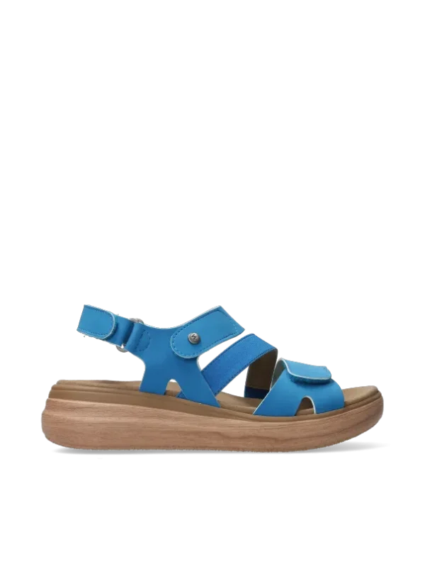 Wolky Amara - hemelsblauw vegan biocare Sandalen voor dames
