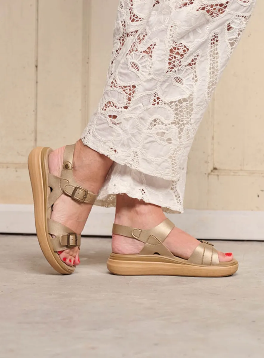Wolky SS26 01932 Sophia 06140 goud vegan biocare