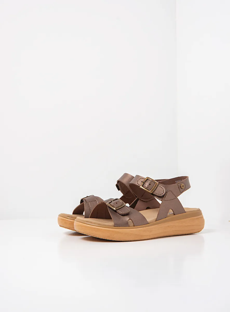 Wolky Sophia - brons vegan biocare Sandalen voor dames
