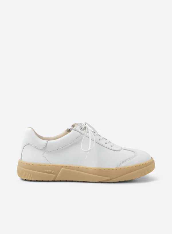 Wolky Foria - wit leer Veterschoenen voor dames