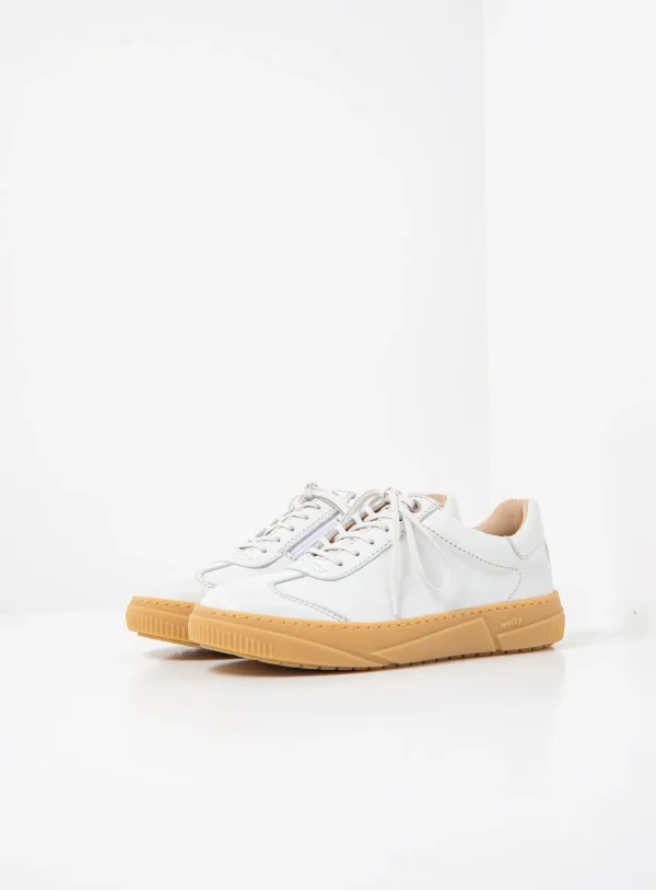 Wolky Foria - wit leer Veterschoenen voor dames