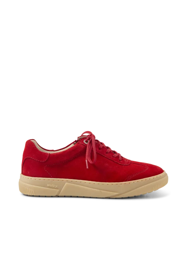 Wolky Foria - rood suede Veterschoenen voor dames
