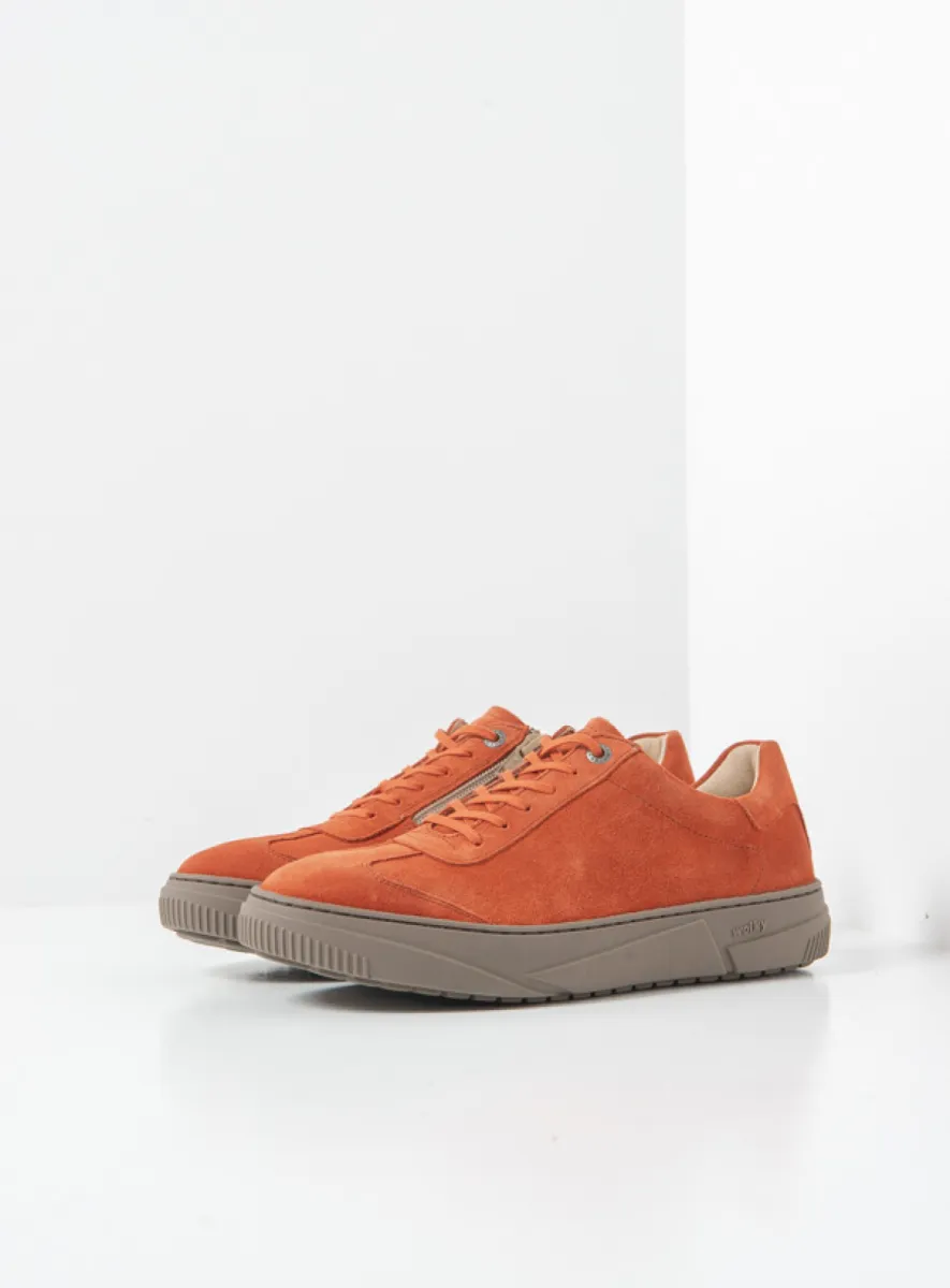 Wolky Foria - Masai-rood suede Dames voor dames